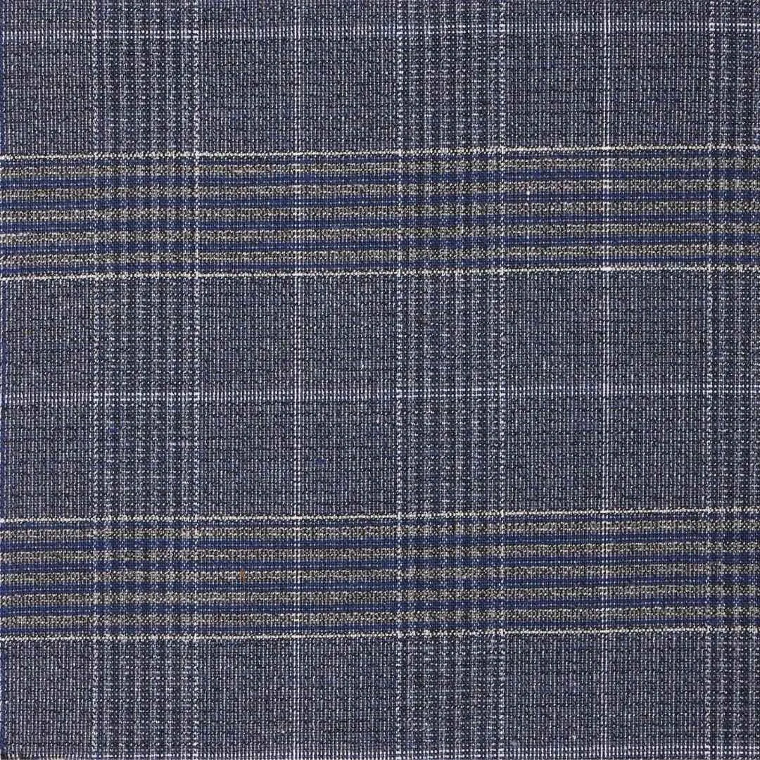 Broadway Grey-Blue Check