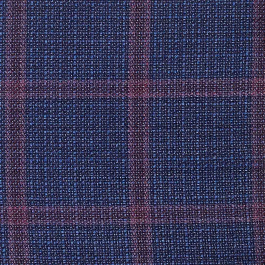 Blue Matty Check Crown