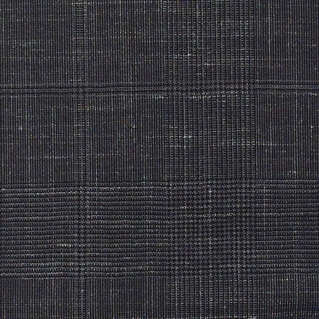 Linen Check Noir