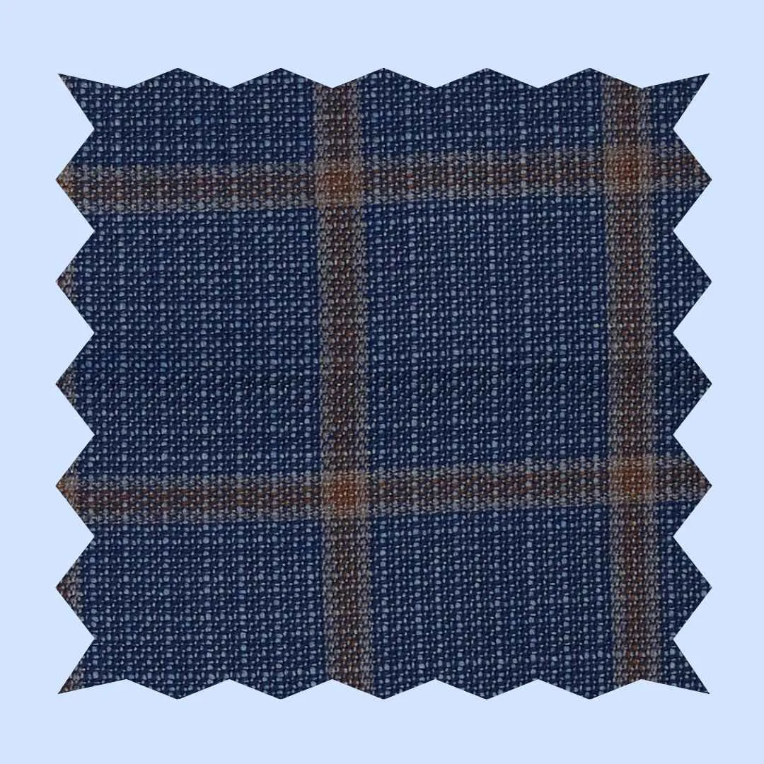 Blue Matty Check Imperial