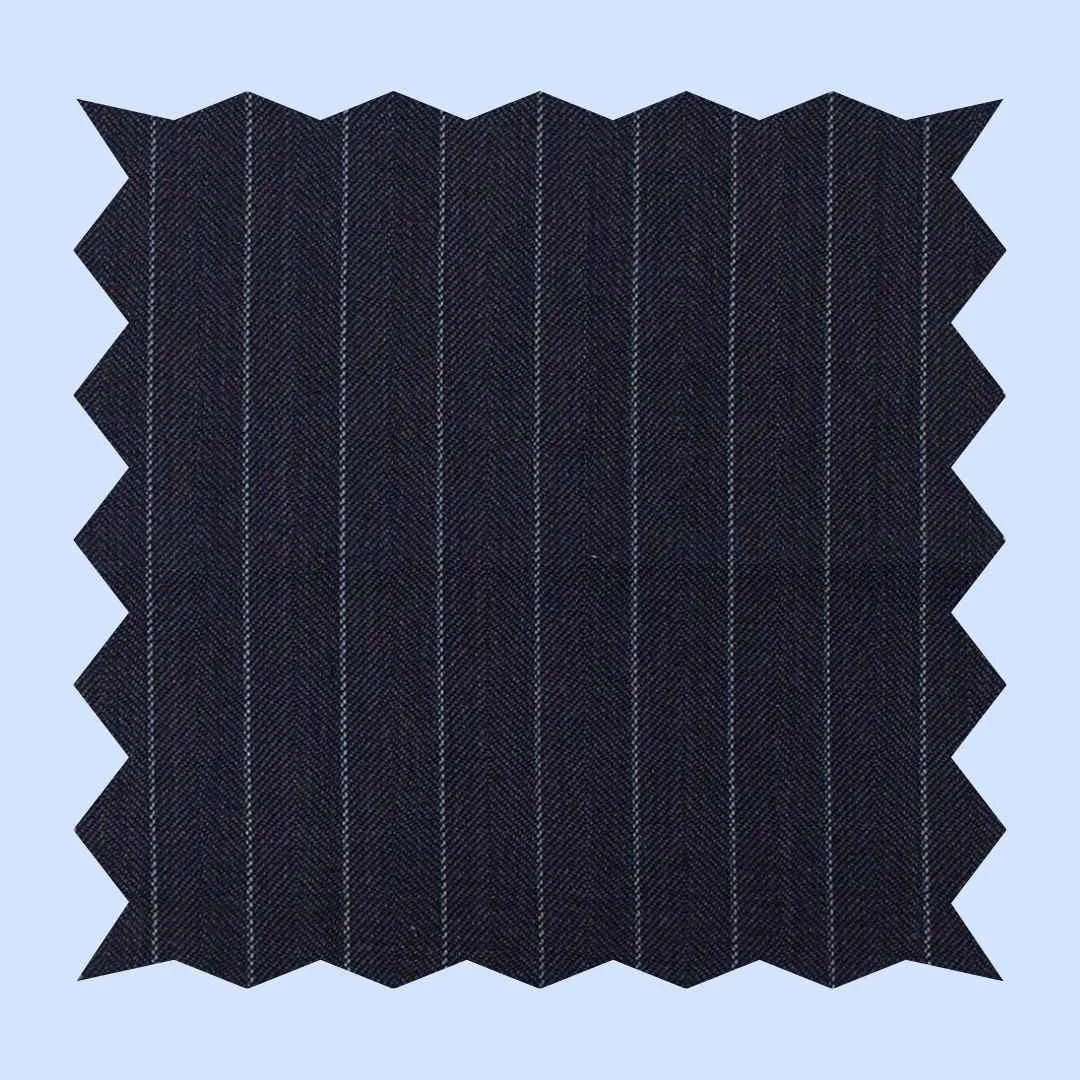 Blue Herringbone Stripe Royal